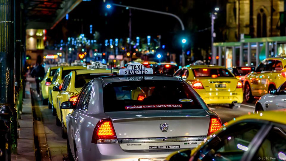 Flinders Street taxi rank