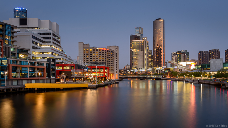 Yarra River at sunset