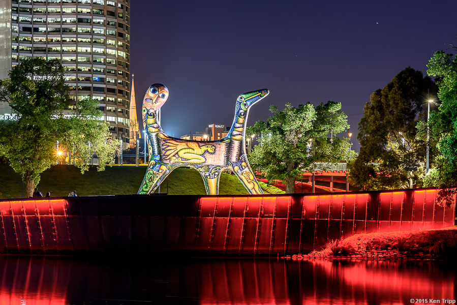 Sculpture by the Yarra River